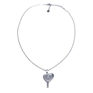 Collana padel Love girocollo acciaio Collana Padel Love Acciaio